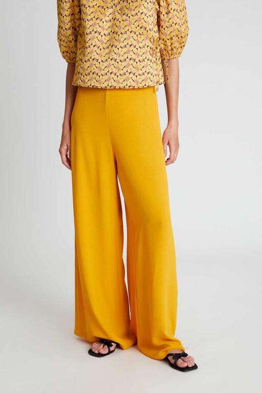 PANTALONE GIALLO ELEGANTE