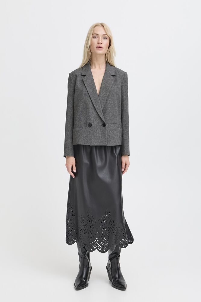 BLAZER CROP DOPPIO PETTO GRIGIO