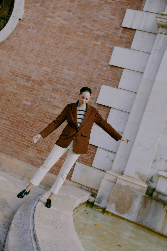BLAZER IN COTONE