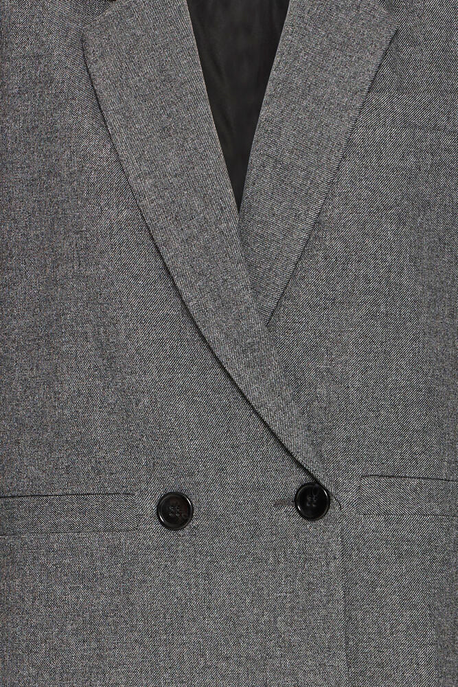 BLAZER CROP DOPPIO PETTO GRIGIO