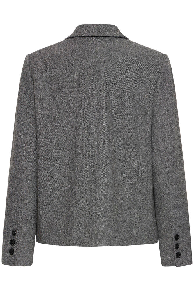 BLAZER CROP DOPPIO PETTO GRIGIO