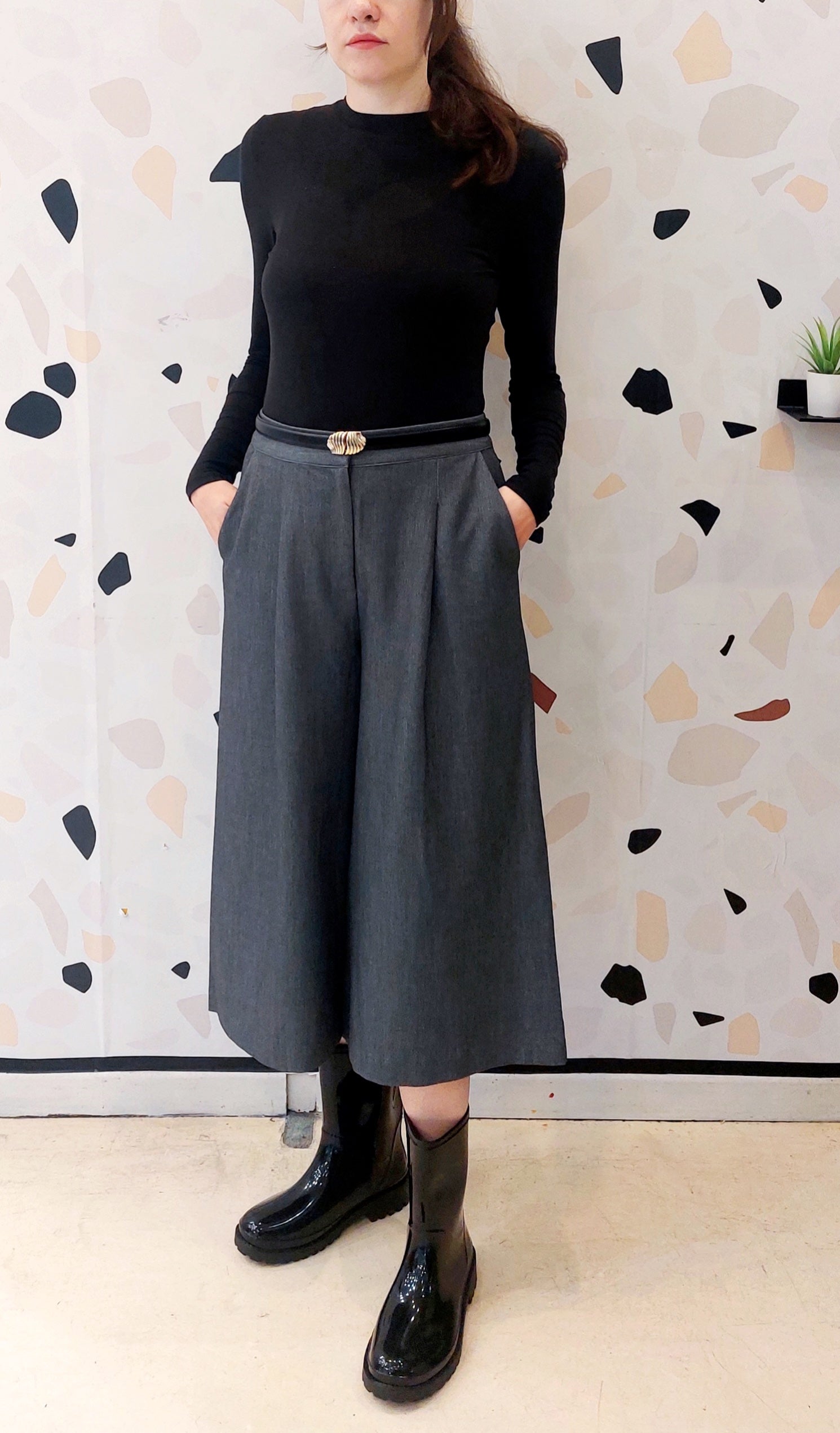 PANTALONE AMPIO GRIGIO