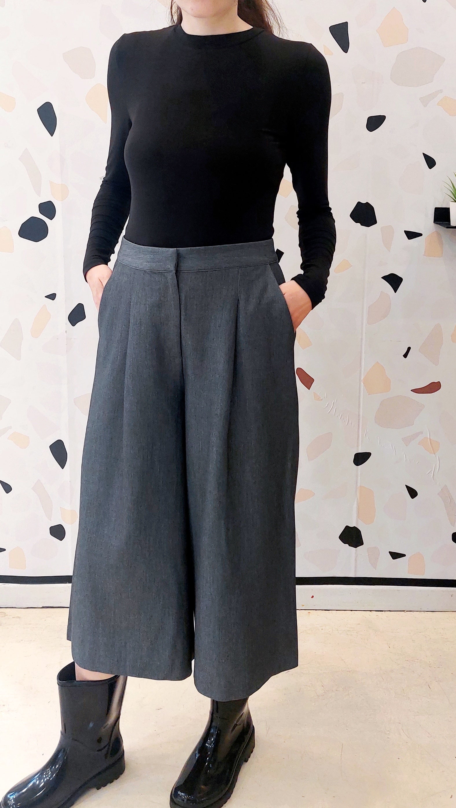 PANTALONE AMPIO GRIGIO