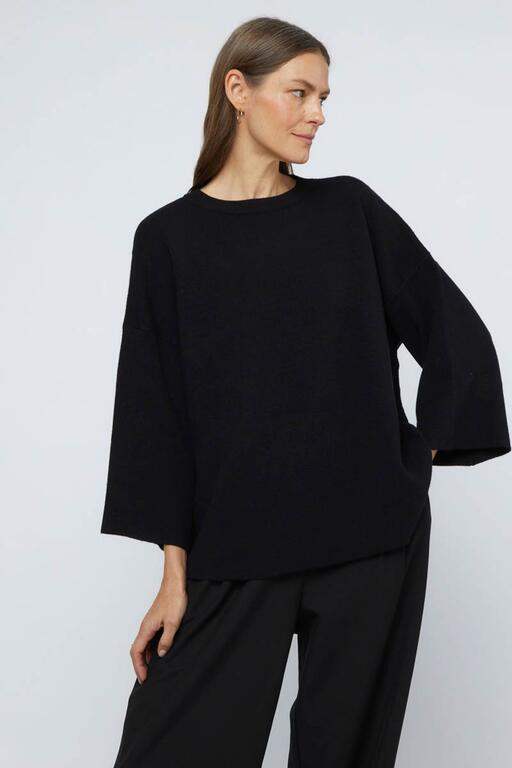 MAGLIONE BASIC NERO