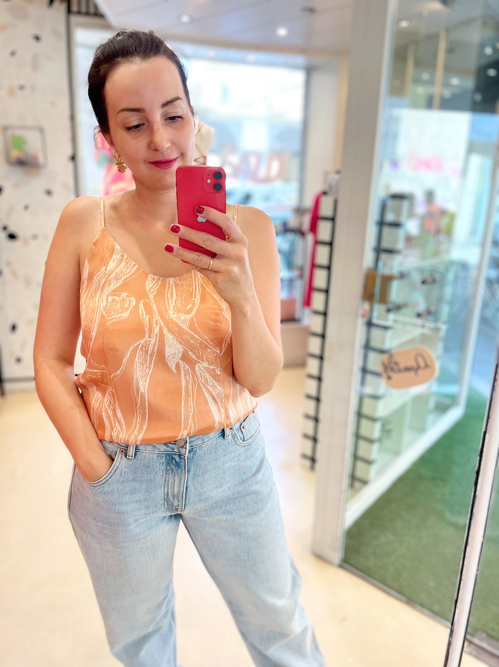 TOP MARMO ARANCIONE