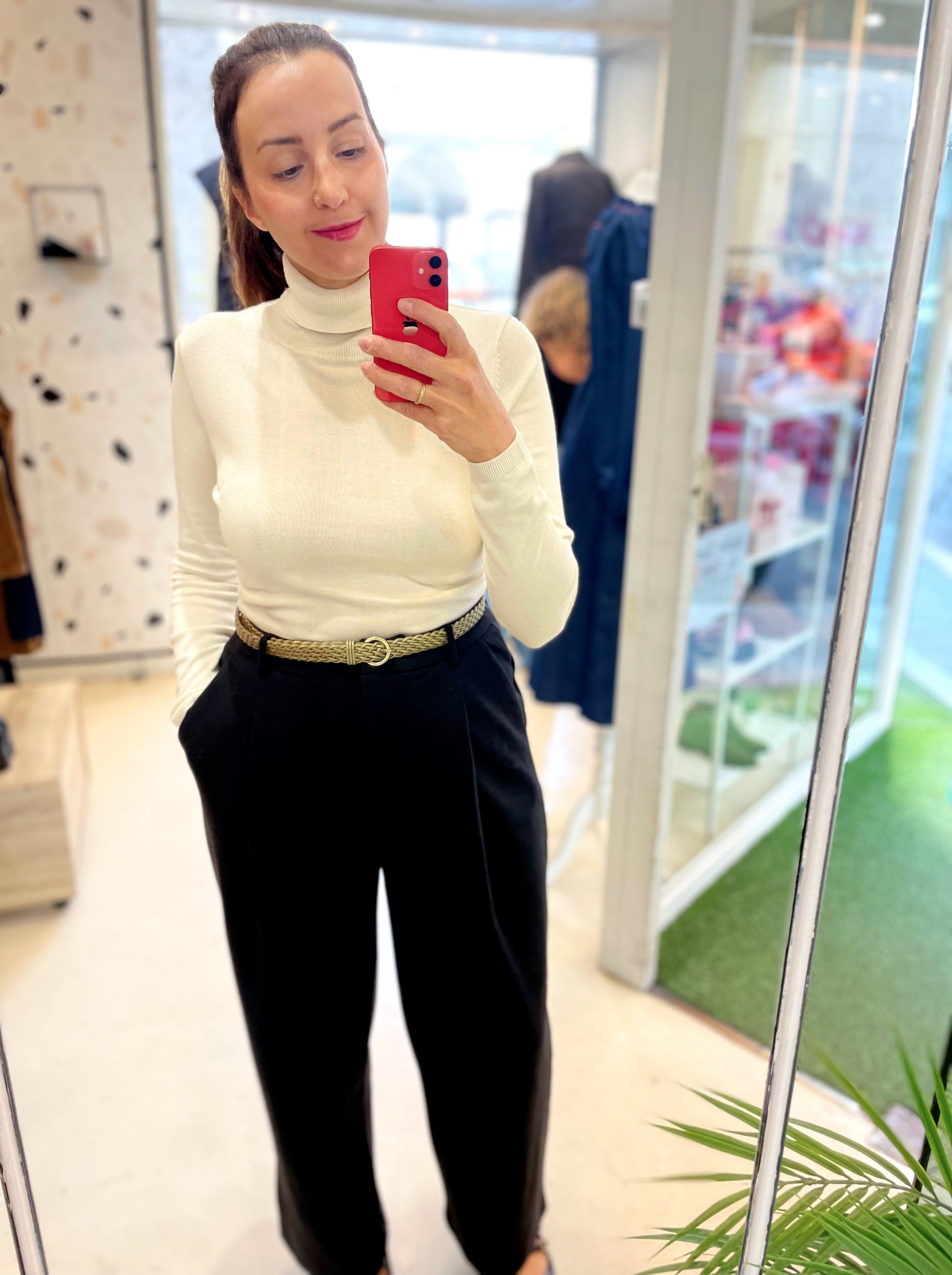 PANTALONE NERO ELEGANTE