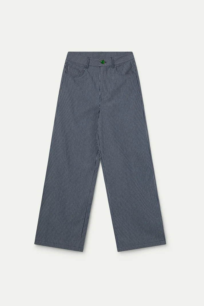 JEANS A RIGHE BLU E BIANCHE