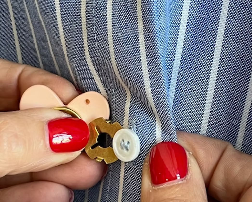 COPRIBOTTONI CUORICINO CON PERLE