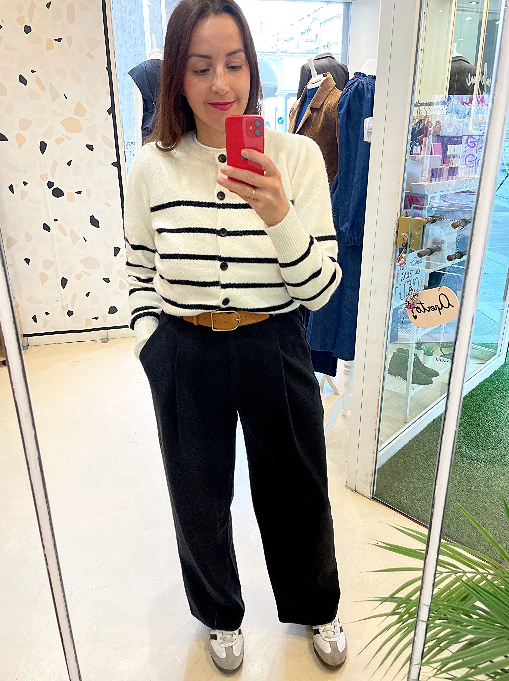 PANTALONE NERO ELEGANTE