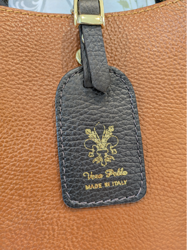 BORSA IN VERA PELLE MADE IN ITALY – DOPPIO MANICO