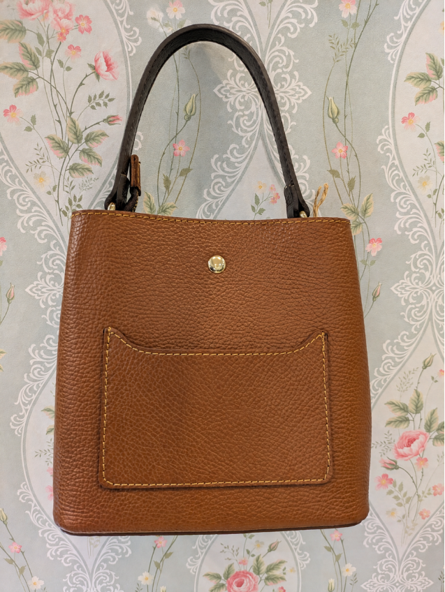 BORSA IN VERA PELLE MADE IN ITALY – DOPPIO MANICO