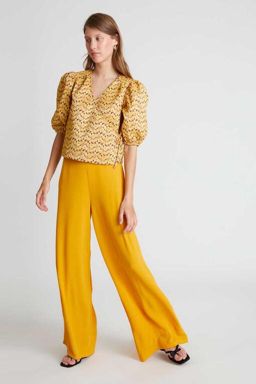 PANTALONE GIALLO ELEGANTE