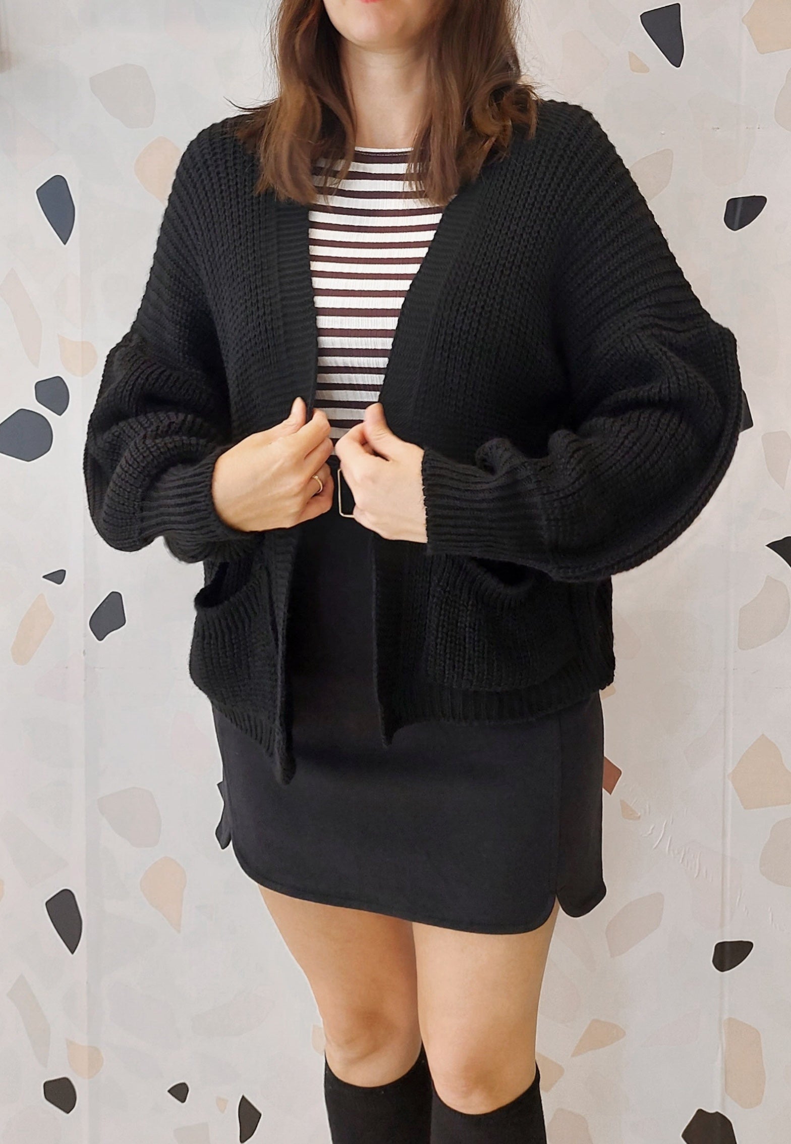 CARDIGAN NERO