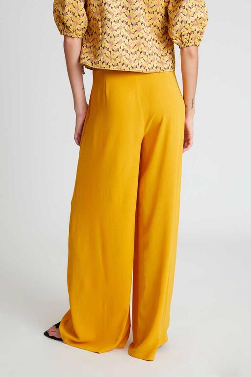 PANTALONE GIALLO ELEGANTE