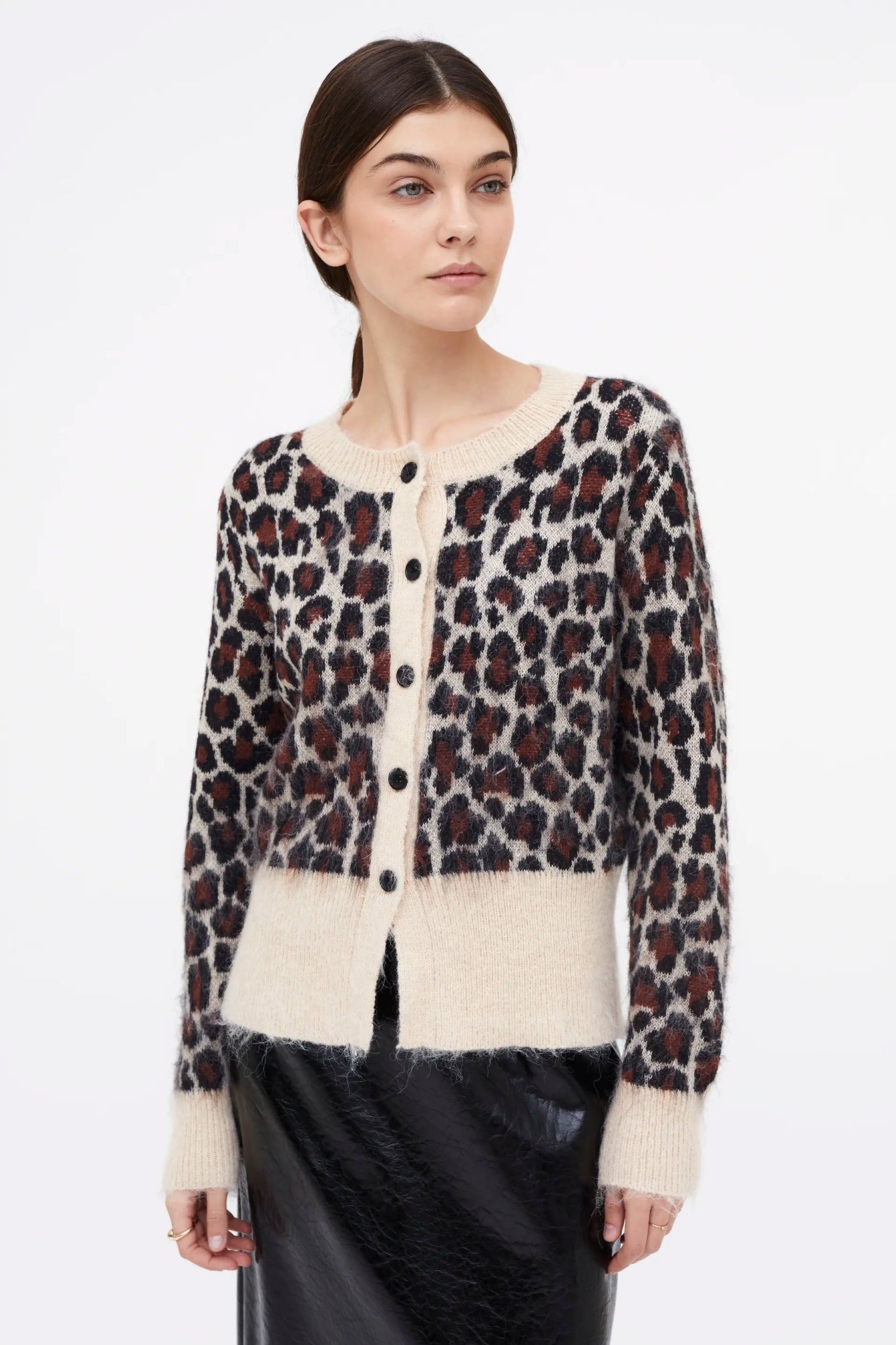 CARDIGAN MACULATO