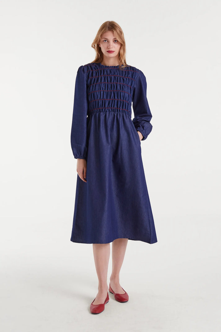 ABITO BLU IN CHAMBRAY