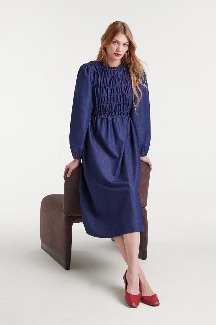ABITO BLU IN CHAMBRAY