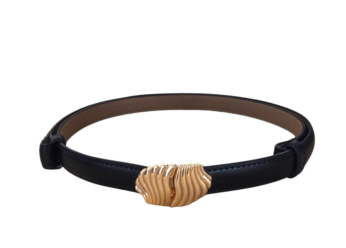 CINTURA CONCHIGLIA NERA