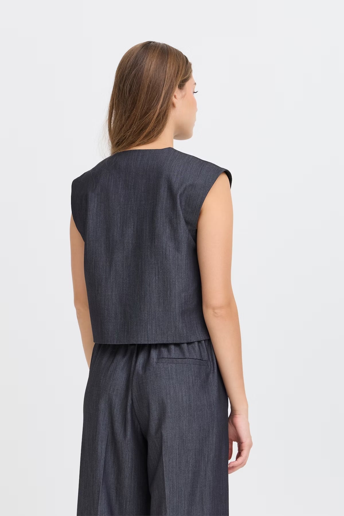 GILET BLU DENIM