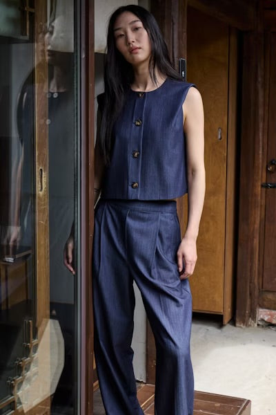 PANTALONE BLU DENIM