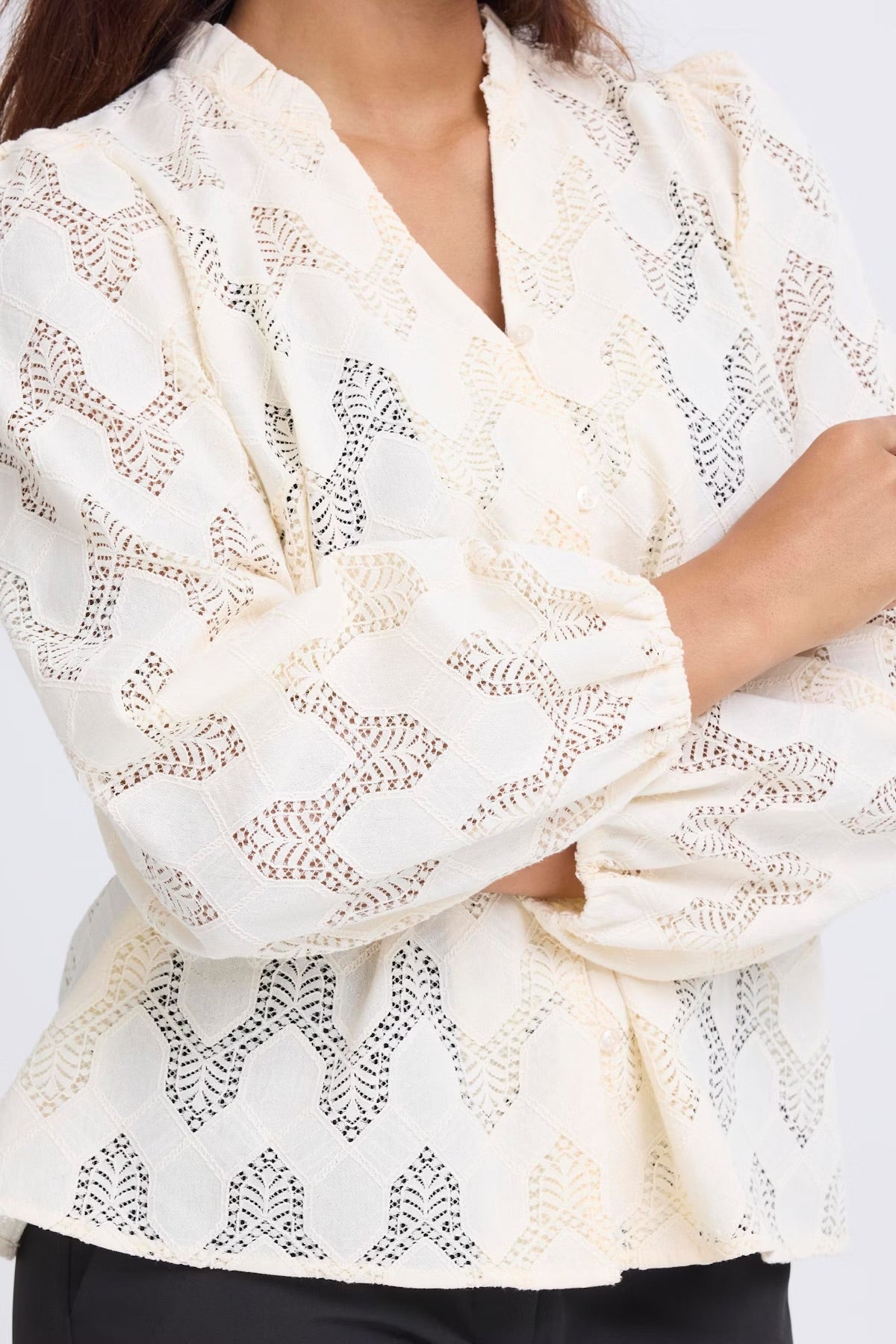 CAMICIA IN PIZZO