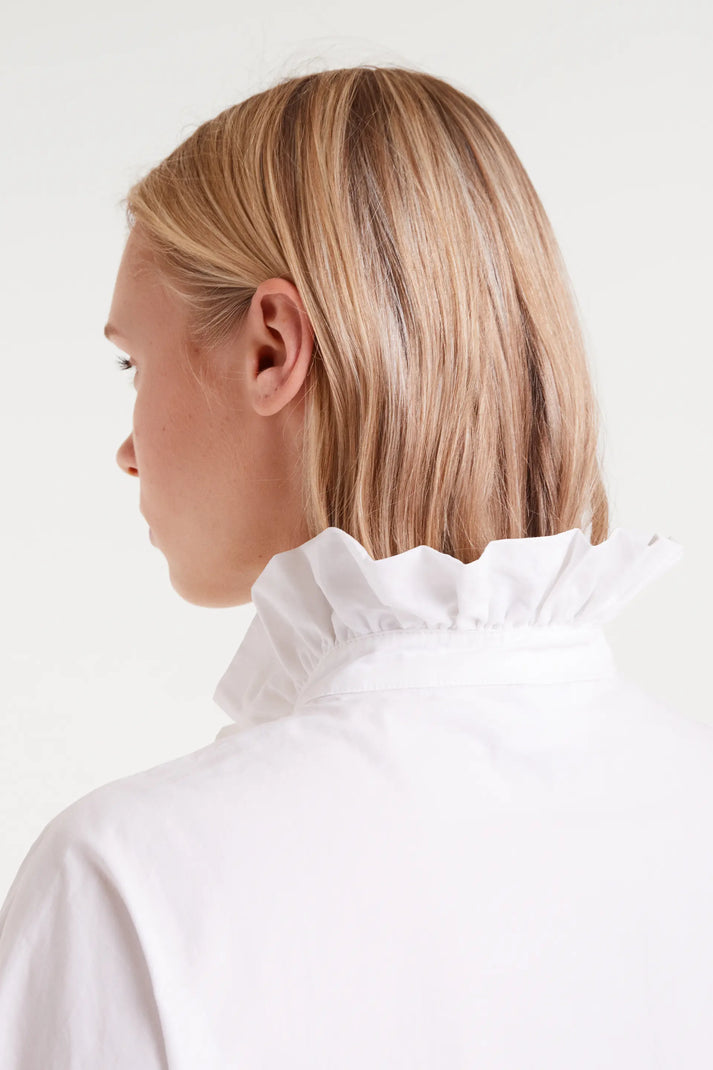 CAMICIA BIANCA CON BALZA