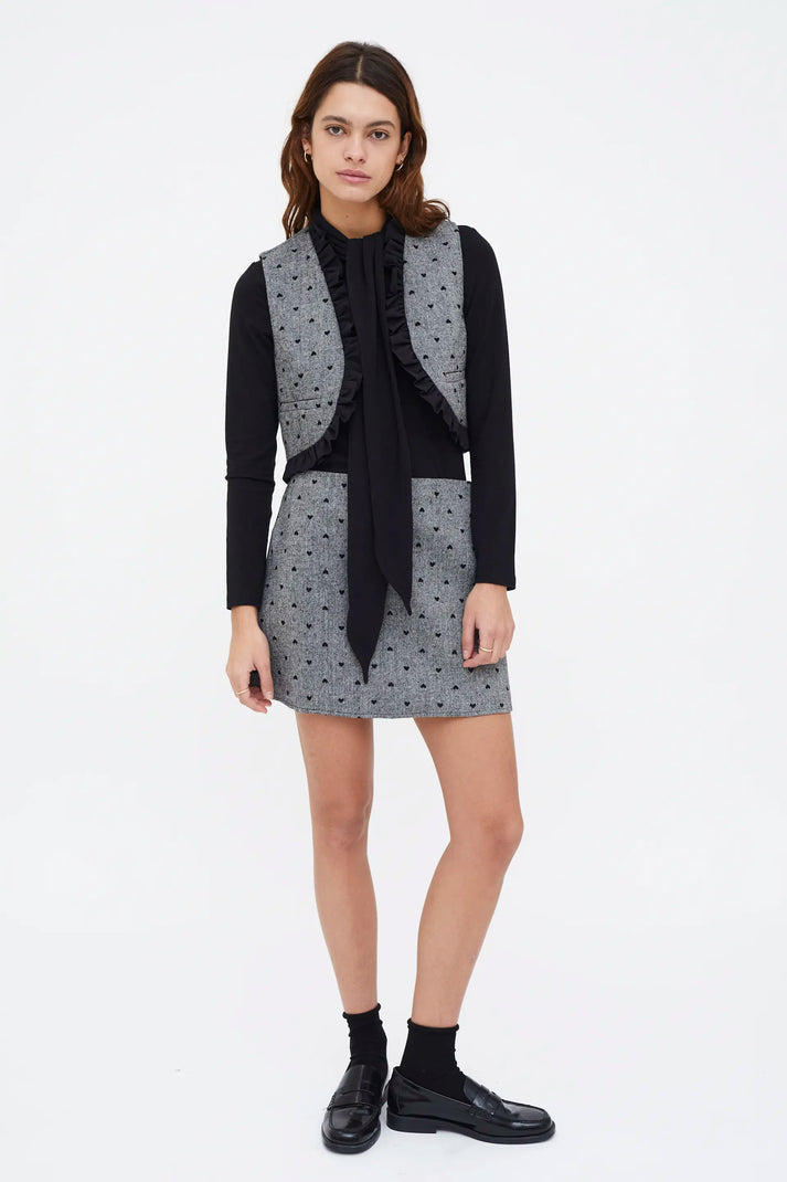 GONNA IN TWEED A CUORI