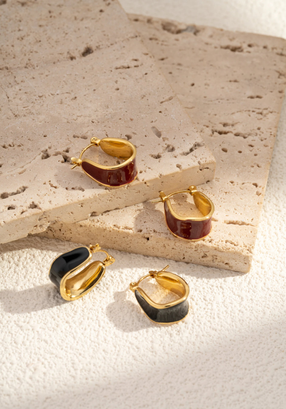 ORECCHINI CLARINA NERI