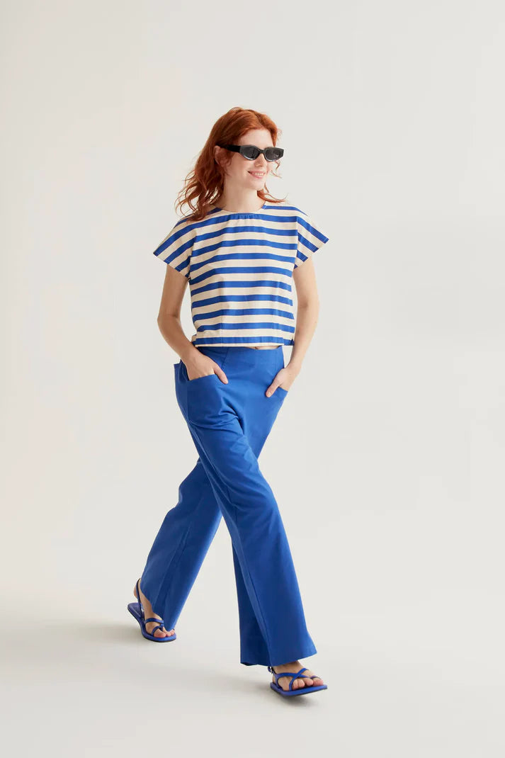 PANTALONE BLU ELETTRICO