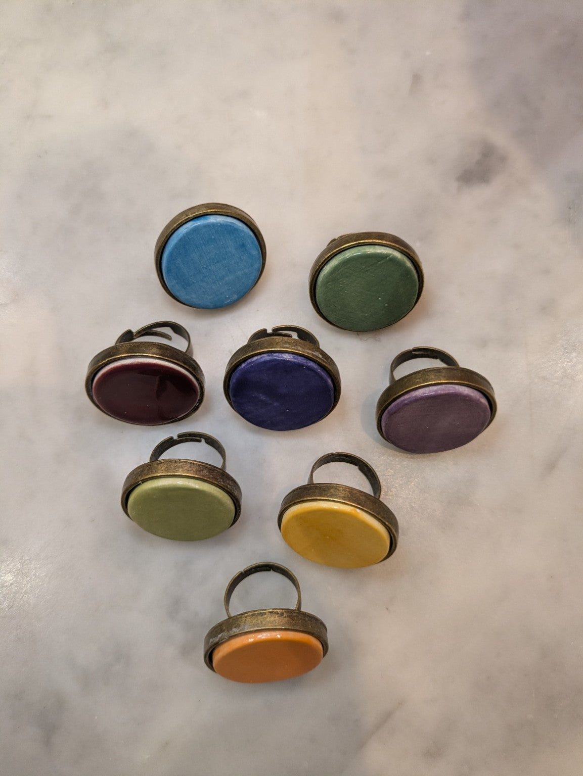 ANELLO IN CERAMICA ARTIGIANALE REGOLABILE