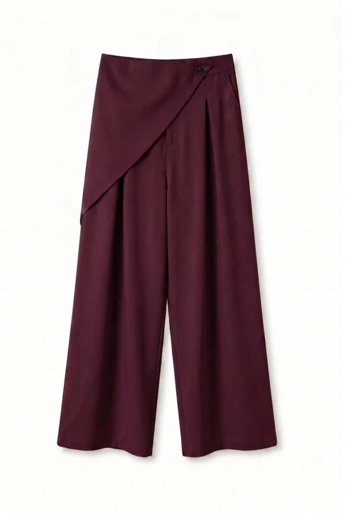 PANTALONI A VITA ASIMMETRICA