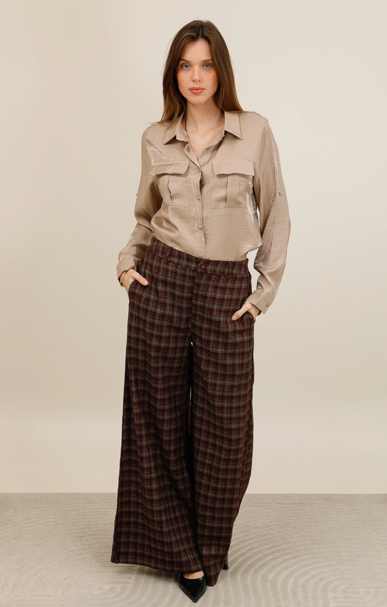 PANTALONI A QUADRI