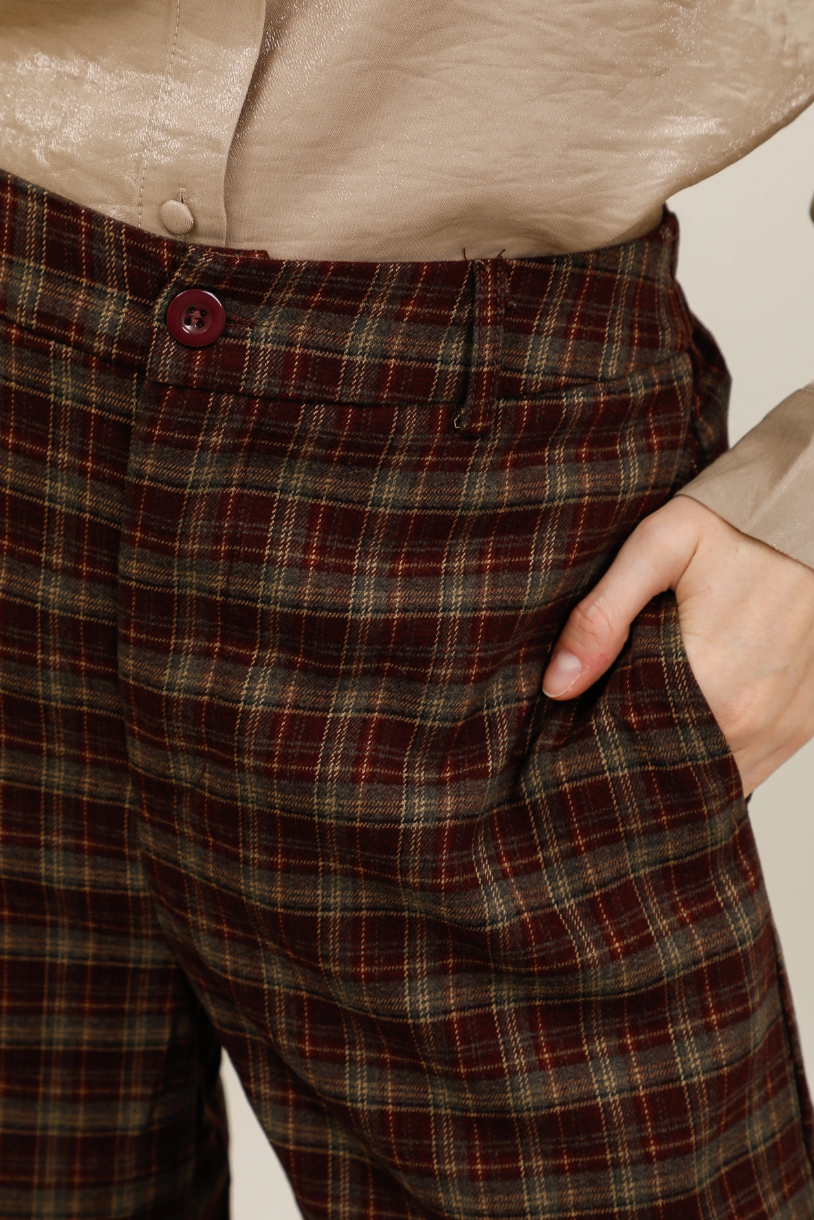 PANTALONI A QUADRI