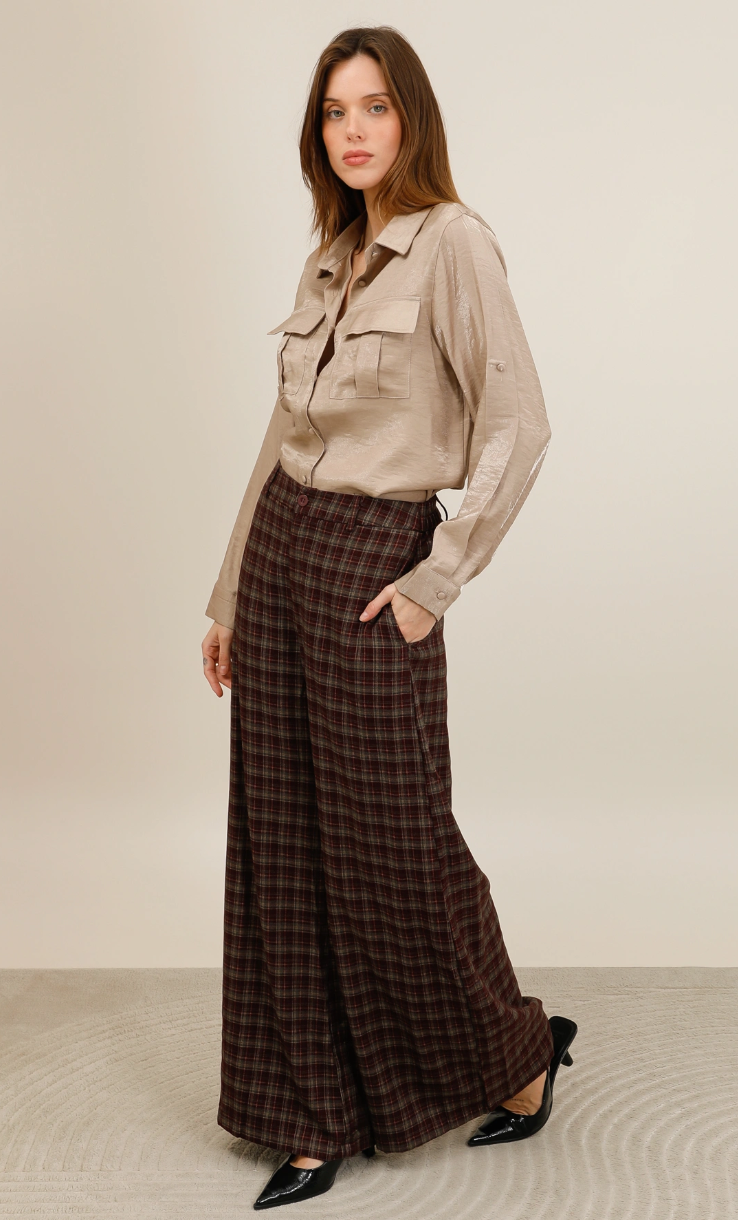 PANTALONI A QUADRI