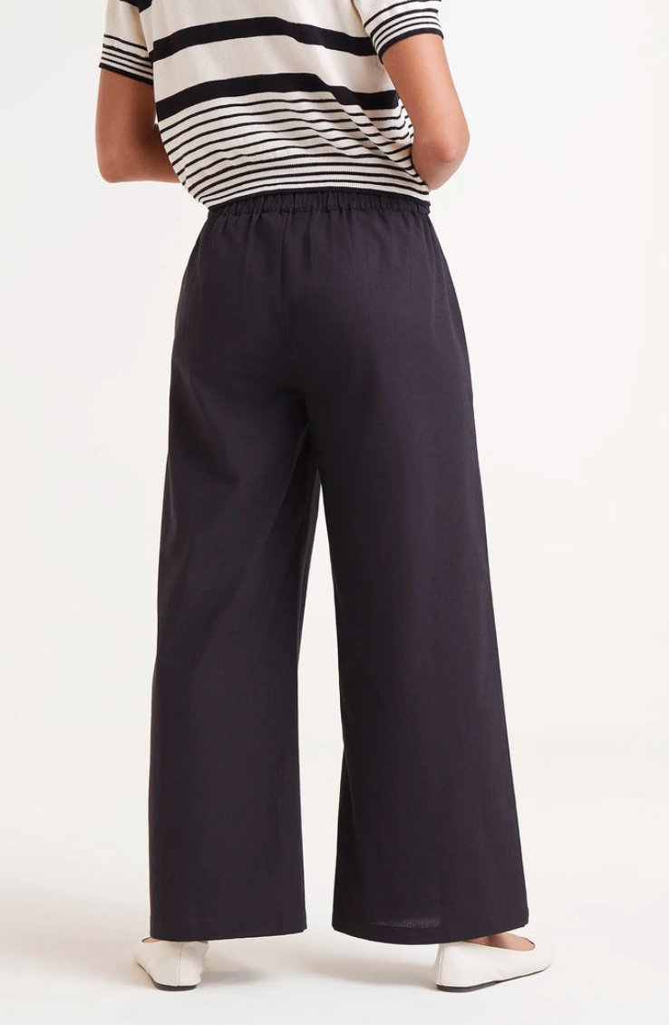 PANTALONE NERO IN COTONE