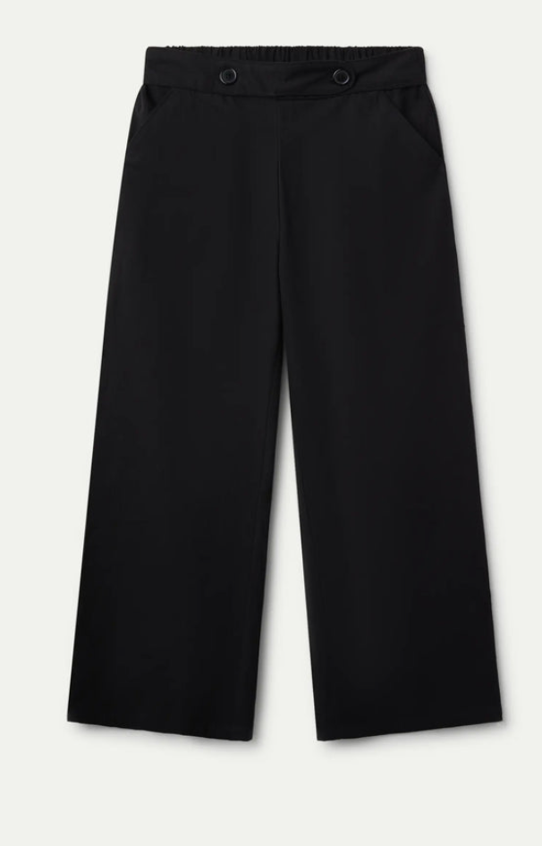 PANTALONE NERO IN COTONE