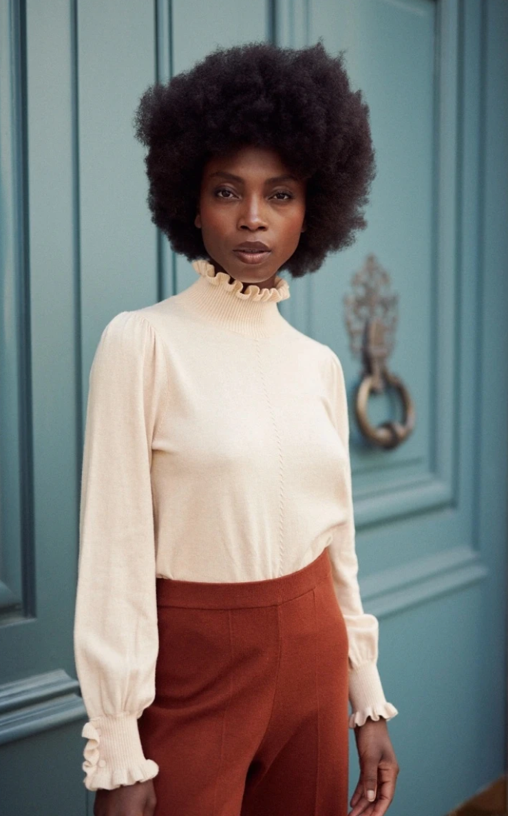 DOLCEVITA COTONE E LANA COLOR CREMA