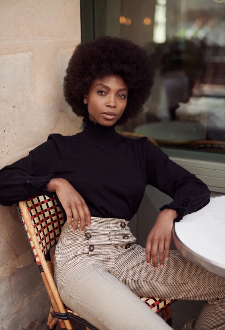 DOLCEVITA COTONE E LANA COLOR NERO