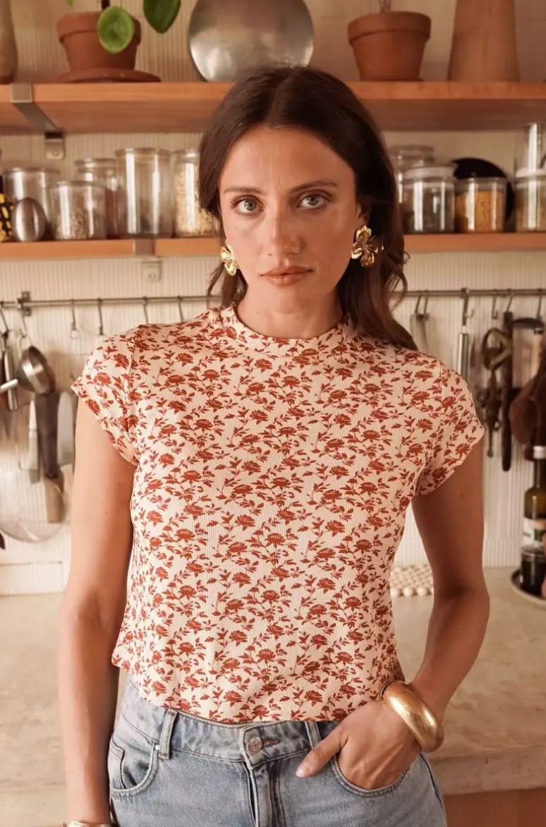 T-SHIRT A FIORI