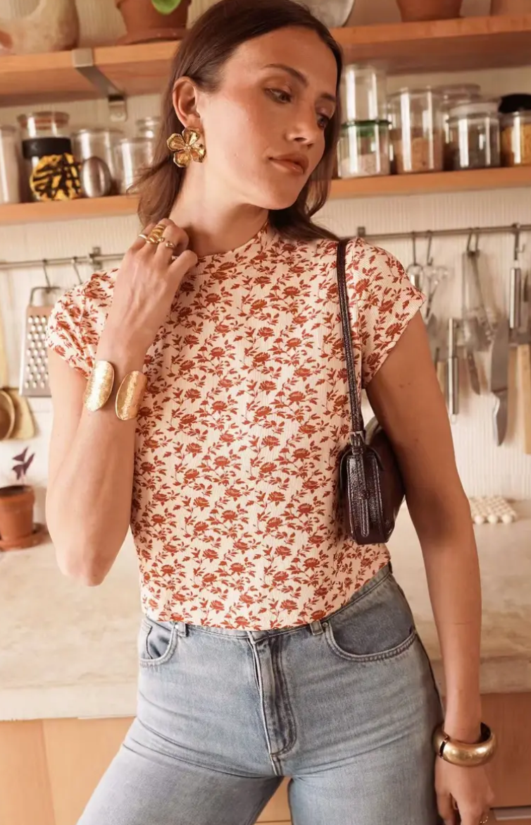 T-SHIRT A FIORI