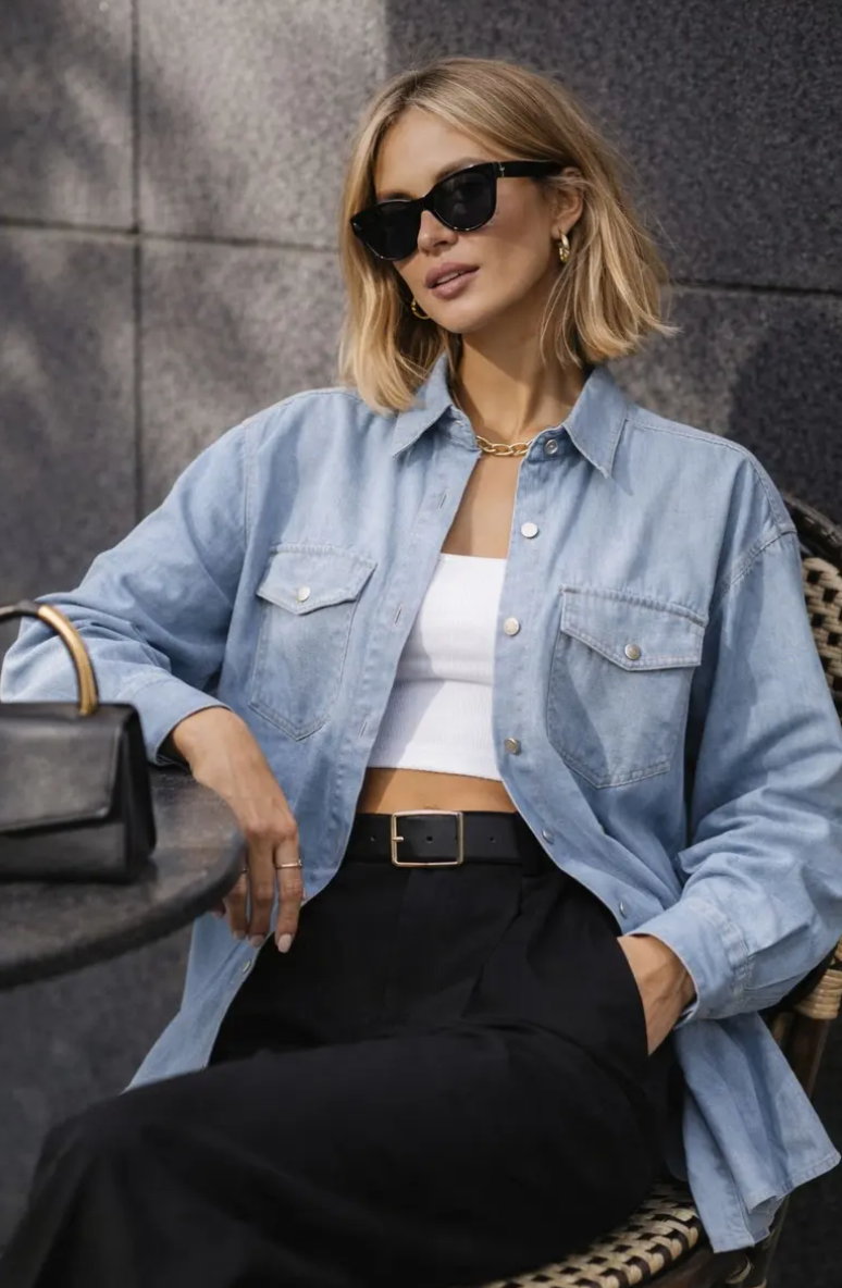 CAMICIA IN DENIM