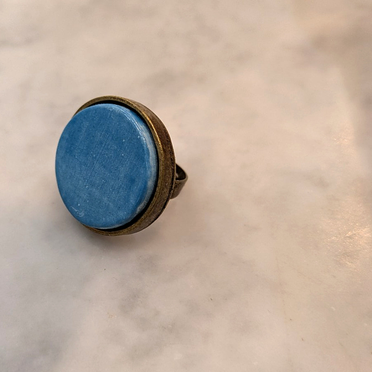ANELLO IN CERAMICA ARTIGIANALE REGOLABILE