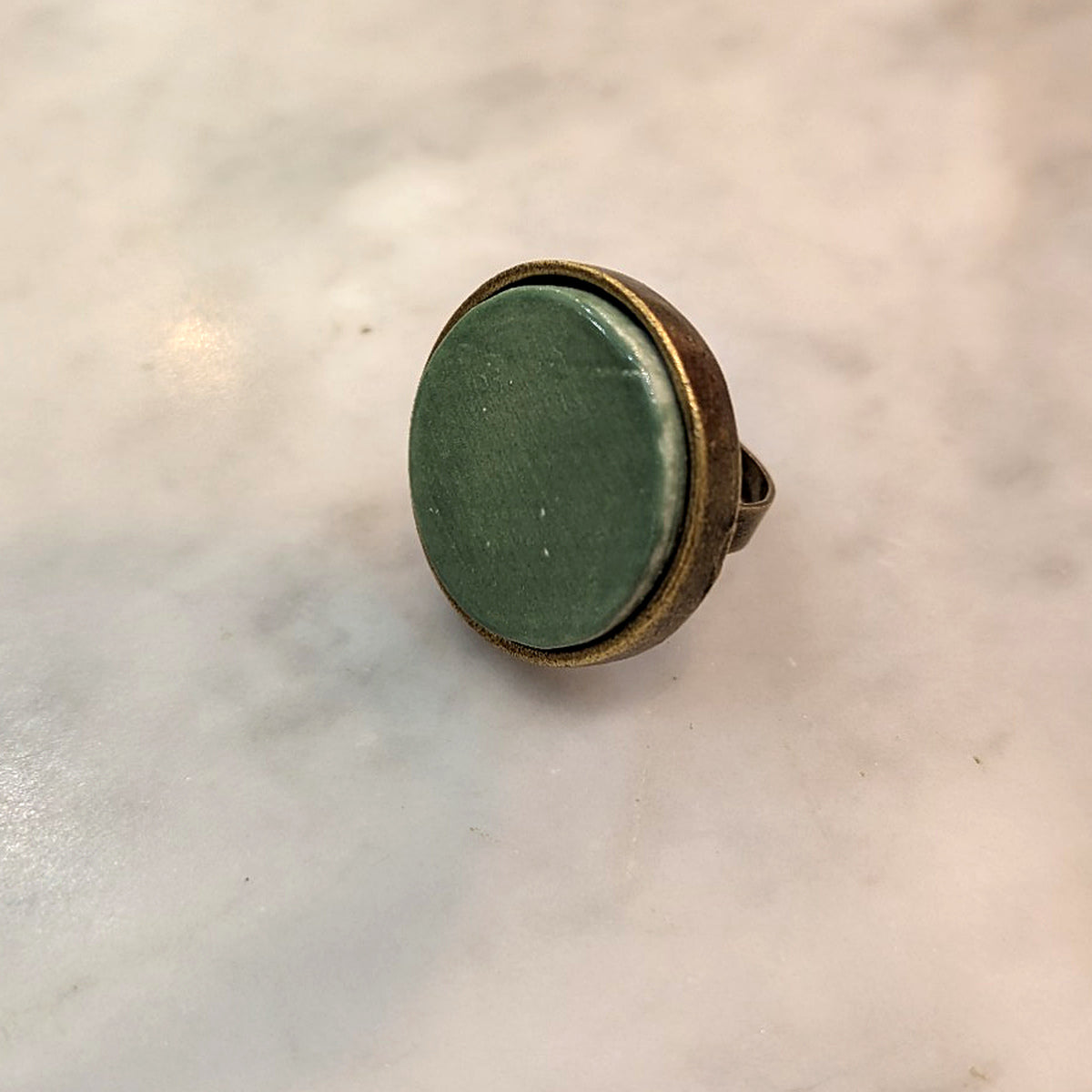 ANELLO IN CERAMICA ARTIGIANALE REGOLABILE