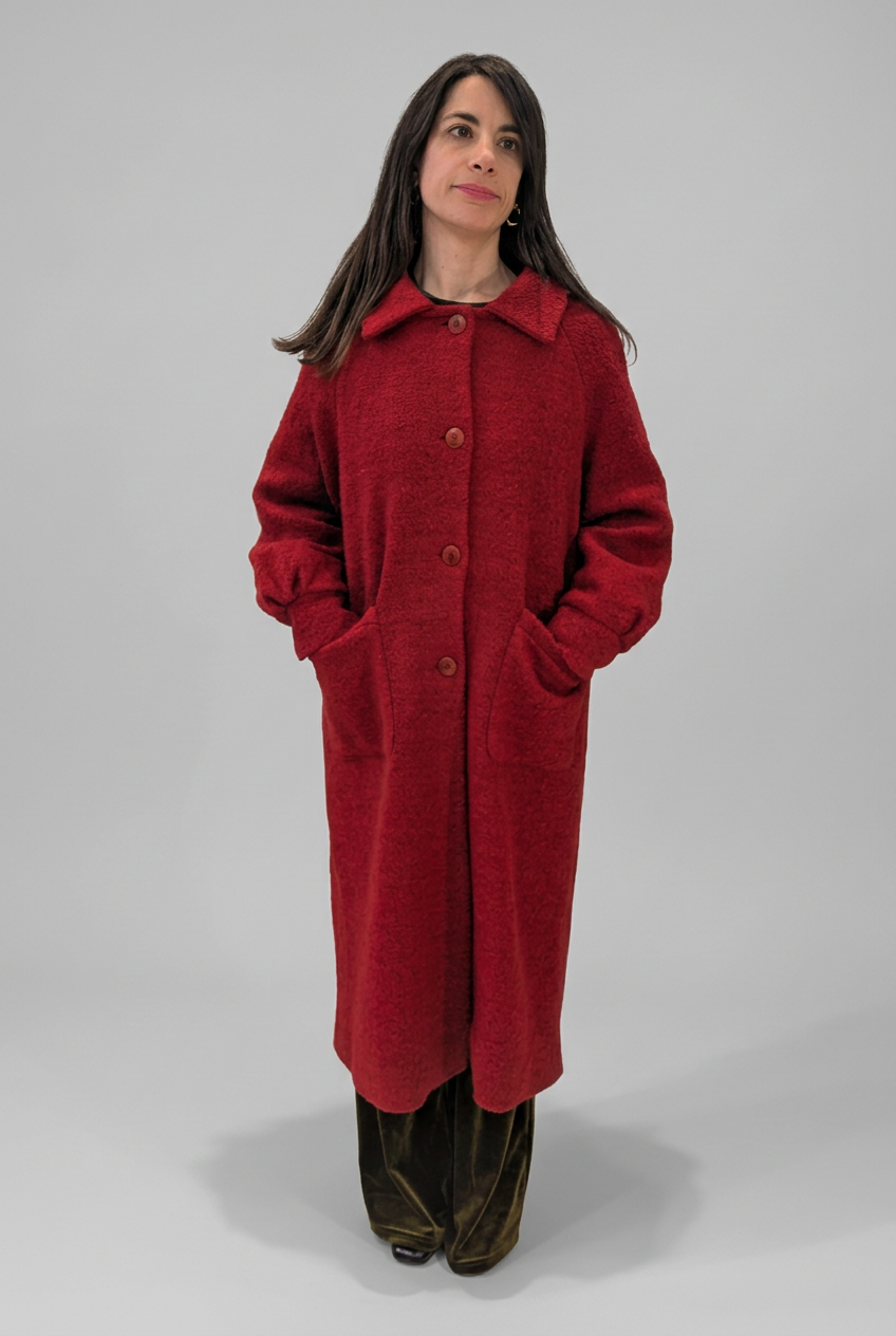 Cappotto rosso con bottoni – Compañía Fantástica