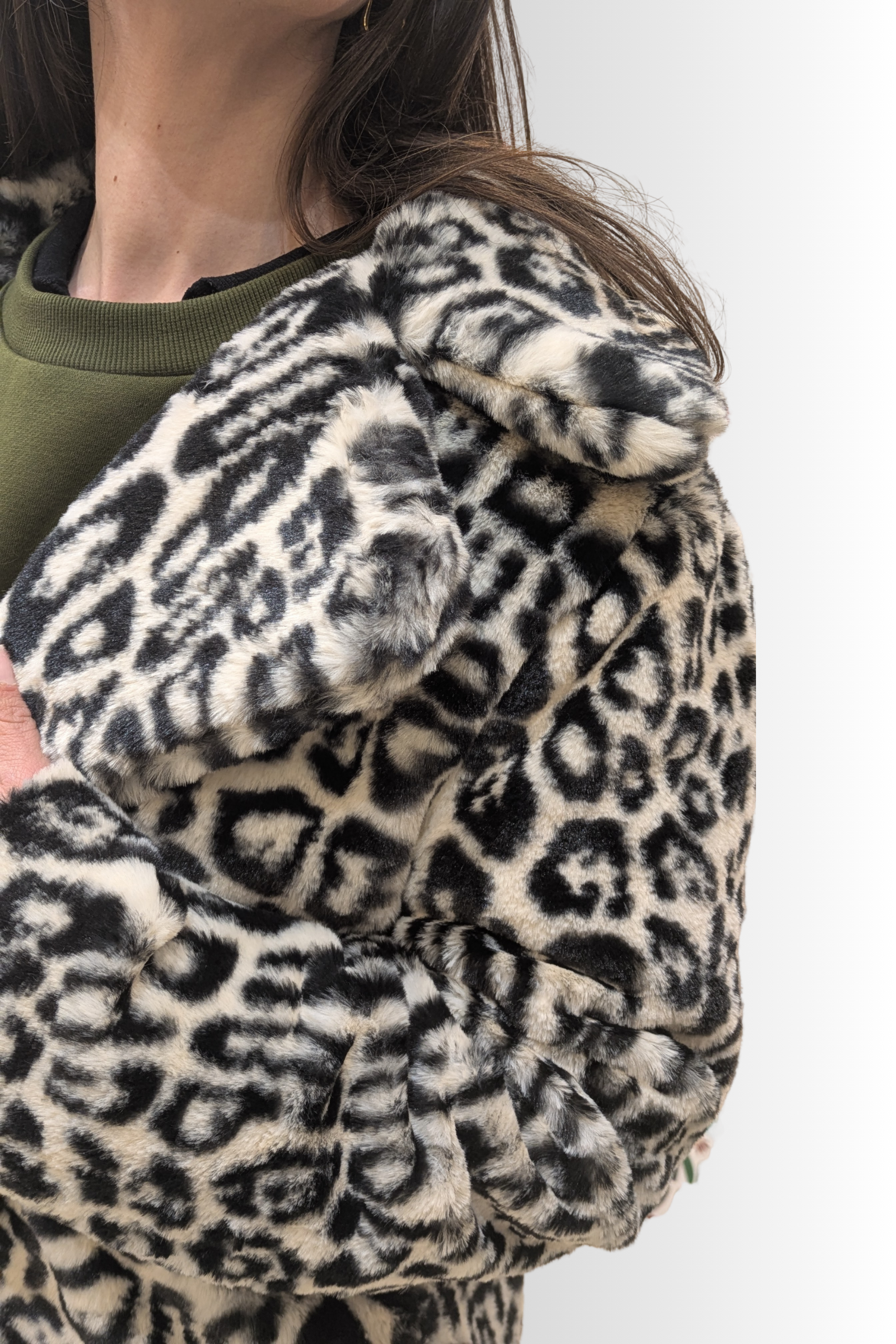 Cappotto animalier effetto pelliccia – Compañía Fantástica