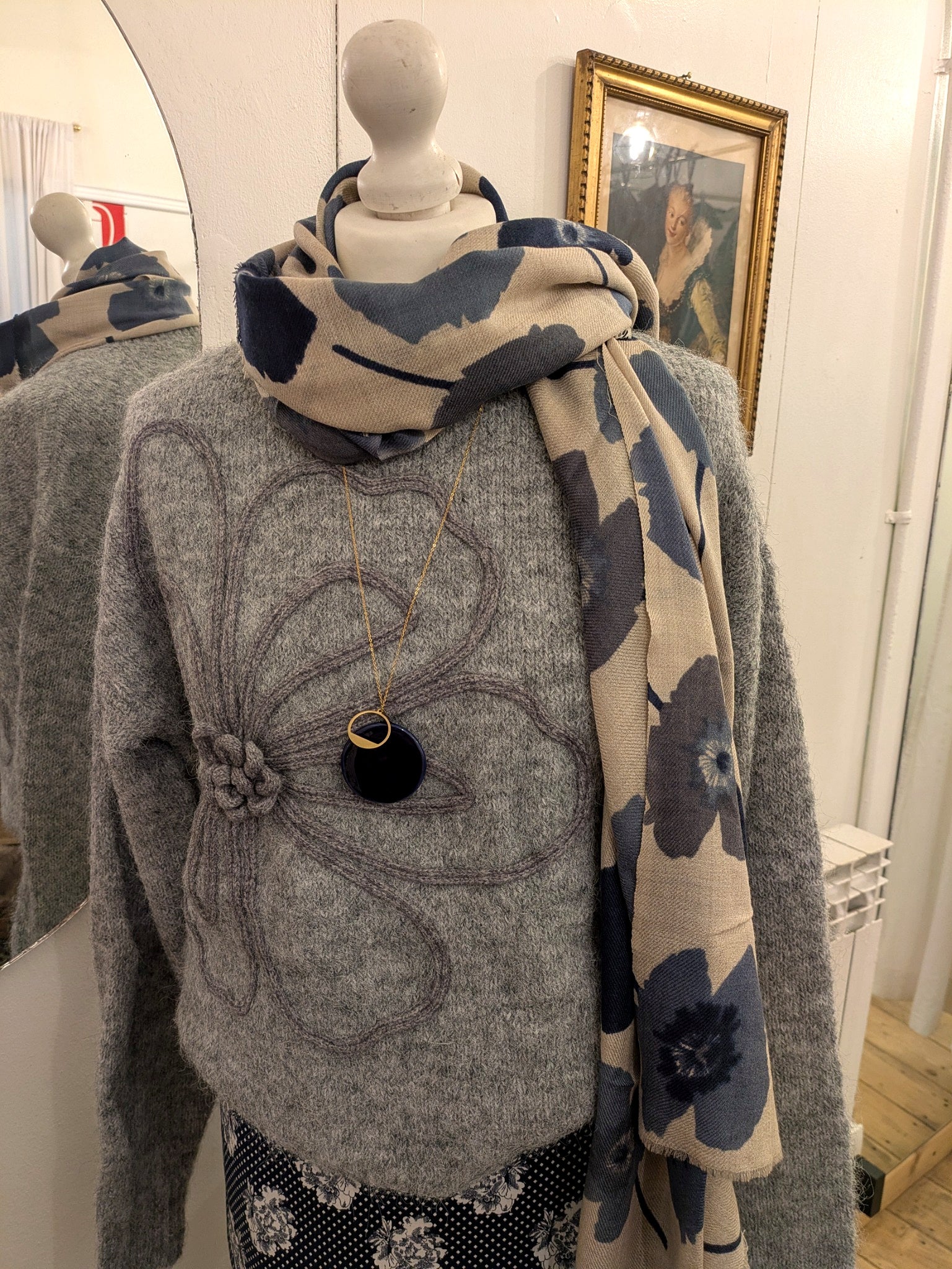 SCIARPA IN 100% CASHMERE FANTASIA