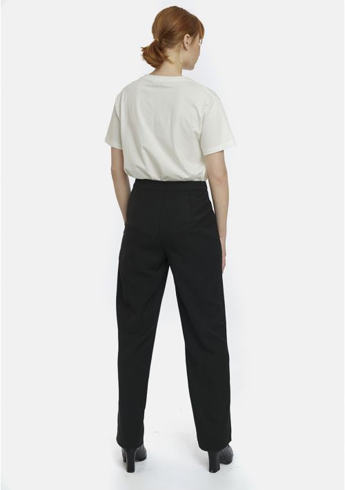 PANTALONI DRITTI LISCI NERI
