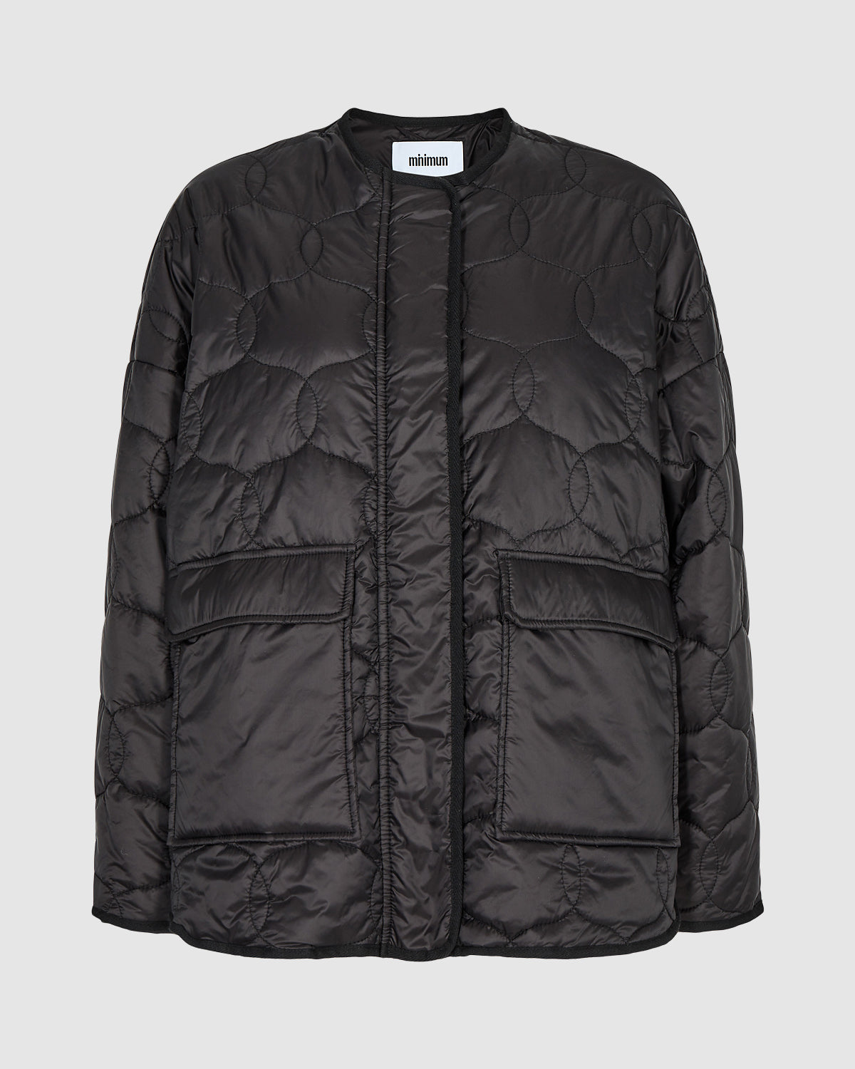 GIACCA NERA CORTA CON TAGLIO OVERSIZE