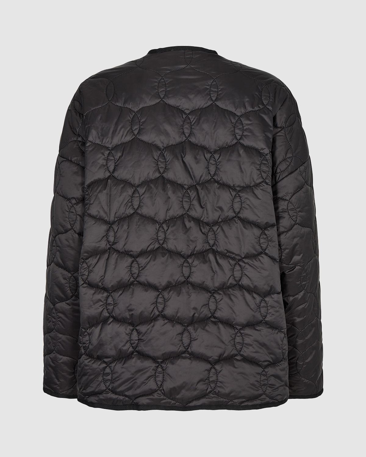 GIACCA NERA CORTA CON TAGLIO OVERSIZE