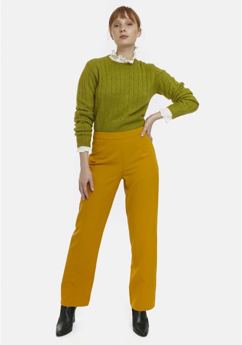 PANTALONI DIRITTI  GIALLI
